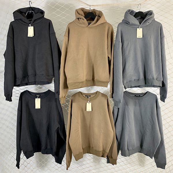 

2021 new oversize 6 hoodie men women hip hop kanye west hoodies season series sweatshirts kardashian pullovers 5 usa i7qq, Black