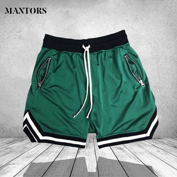 

elastic waist men shorts fashion zipper pocket casual shorts male summer sports sweatpant sportswear trousers men bermuda, White;black