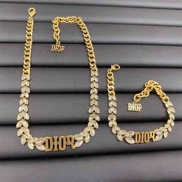 

special offer 75% off outlet online high version red star same letter wheat ear bracelet necklace, Black