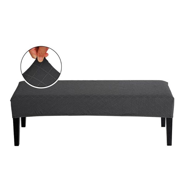 

bedroom stretch jacquard washable kitchen seat protector furniture bench cover dining room diamond pattern elastic home decor
