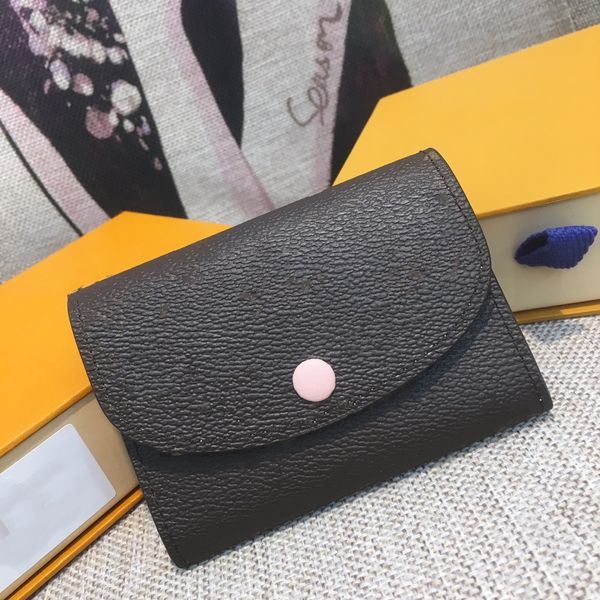 

designers short wallet victorine 3 fold envelope flap sealed with press stud card holder multicolor pocket zipper purse, Red;black