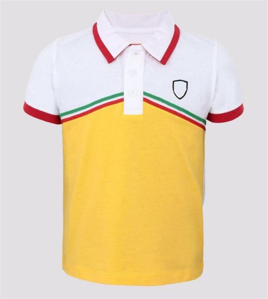 

new f1 formula one team polo shirt f1 team lapel t-shirt same customization