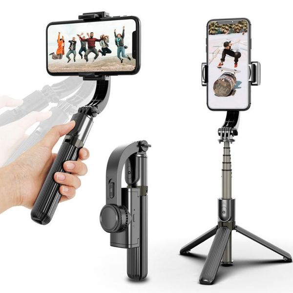 

selfie monopods bluetooth remote rotatable mobile phone wireless foldable universal handheld stick anti-shake single-axis with tripod