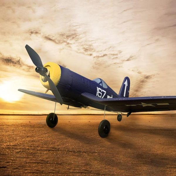 

f4u 4ch beginner airplane with 6-axis stabilizer system ready to 761-8