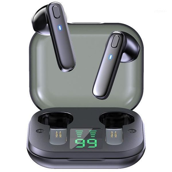 

tws 5.0 earphone bluetooth wireless headset waterproof deep bass earbuds true stereo headphone with mic earphone1
