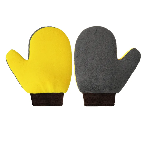 

car sponge waterproof wash microfiber auto care double-faced cleaning glove detailing tools general in winter and summer