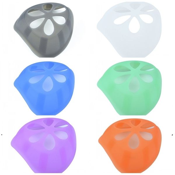 NEW3D Silicone Face Mask Bracket Solid Color Anti Dust Masks Staffe Mascarilla Supporto interiore Breathes Breazzery Mini Mini CCB9444