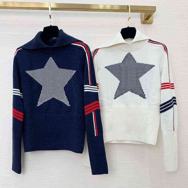 

women sweaters hoodie 21ss women's fashion knit pullover sweater casual female tees warm women's clothing 6-style available, White;black