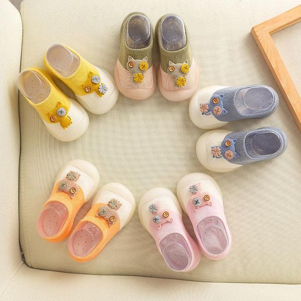 

first walkers cartoon cat doll baby shoes cute spring autumn born toddler walker soft bottom cotton elastic infant girl boy footwear
