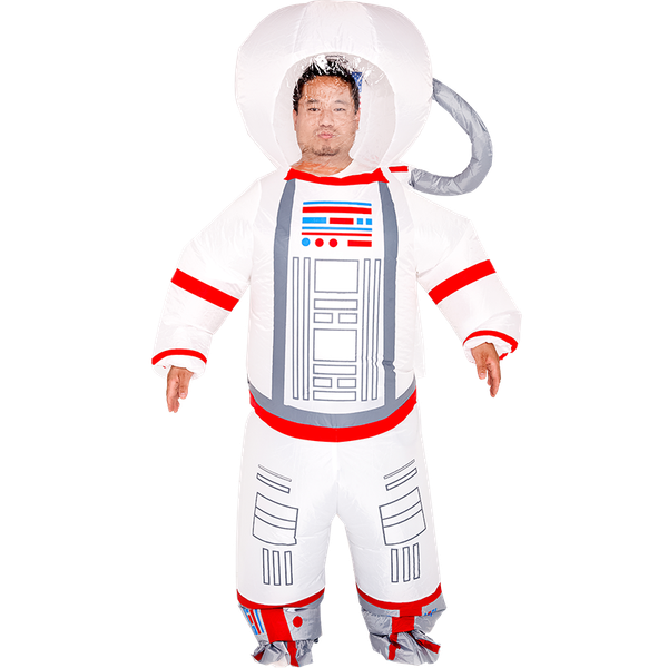 MaskottchenkostümeHalloween-Kostüme für Männer Erwachsener Raumfahrer Aufblasbares Kostüm Astronaut Ganzkörper-Disfraz Party Rollenspiel Aufgeblasenes Kleidungsstück Unis