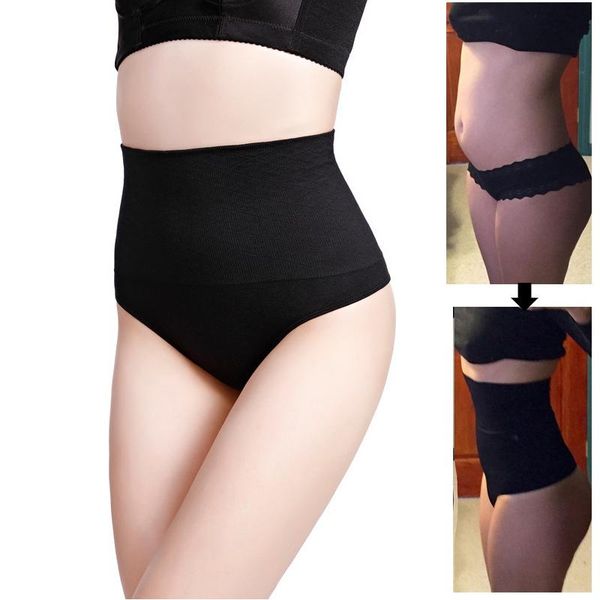 

women's shapers bulifter panties enhancer spandex shapewear slim high waist underwear women thongs trainer body shaper tummy control, Black;white