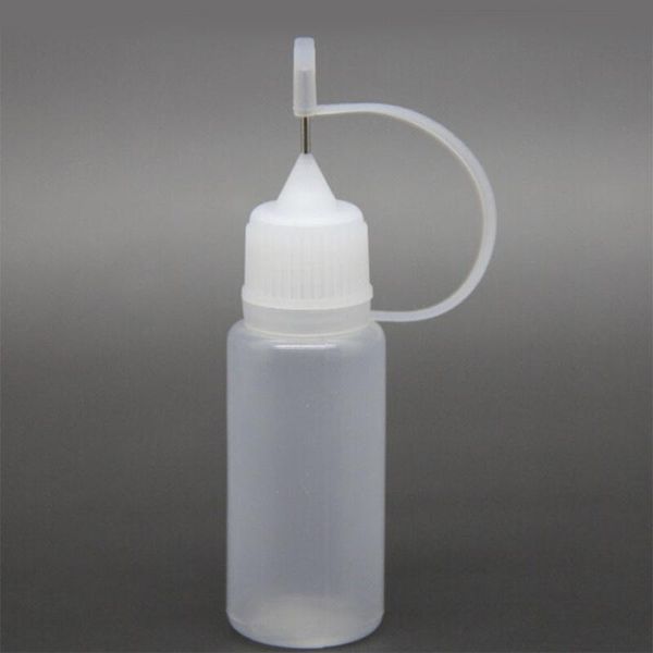 

storage bottles & jars 10ml naald fles doorschijnende applicator flessen lijm voor schilderen wees mond olie makeup tools