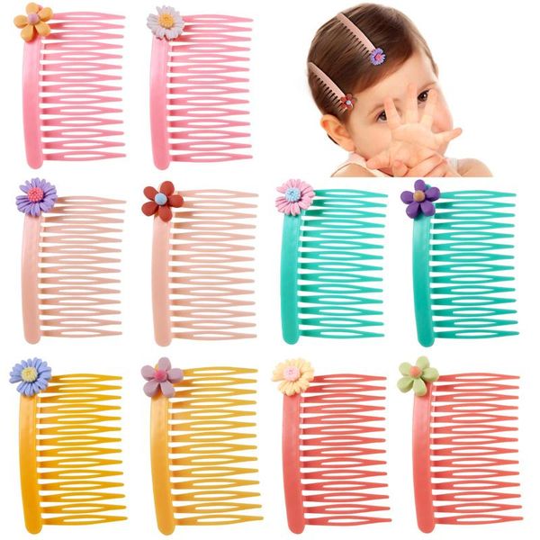 

hair accessories candygirl girls cute comb small flower clip for kids butterfly hairpin headband barrettes fashion, Slivery;white