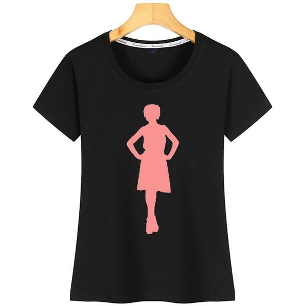 

t shirt women silhouette femme 59 summer vintage custom tshirt, White