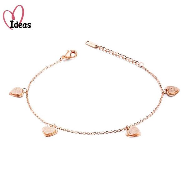 

anklets double heart love anklet for women foot initial infinity bracelet on leg chain boho friend gift jewelry, Red;blue