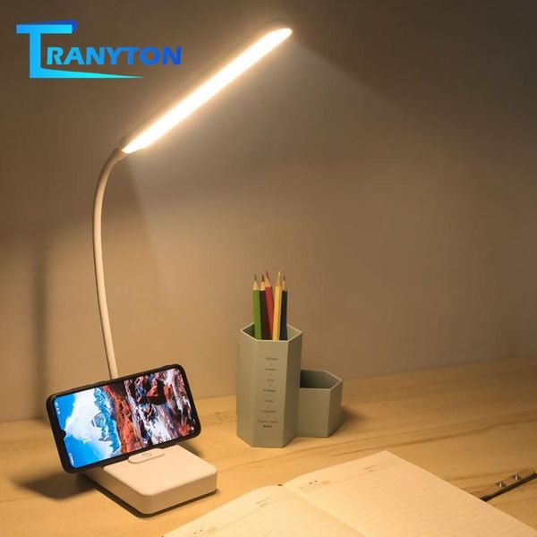 

eye protection led desk lamp touch switch dimmable flexible usb powered table lamp study reading lights for student night light