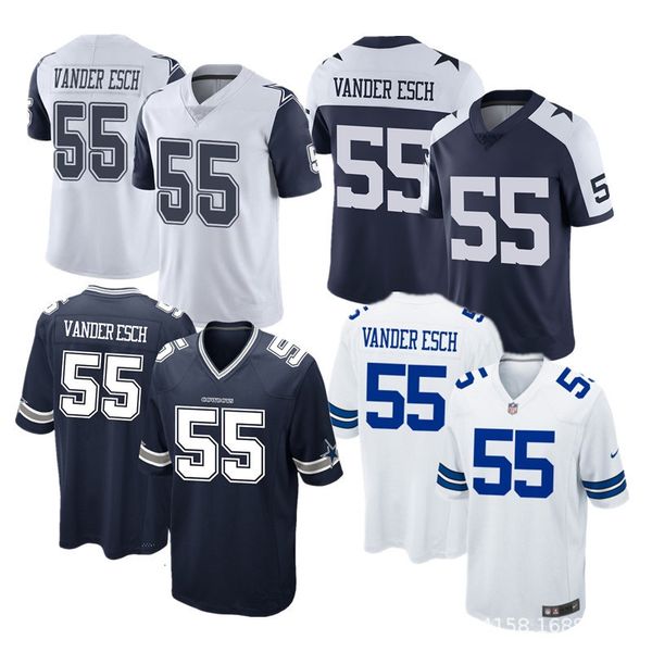 

tracksuit jerseys 2021 cowboys football jersey 55#vanderesch legendary second generation, Gray