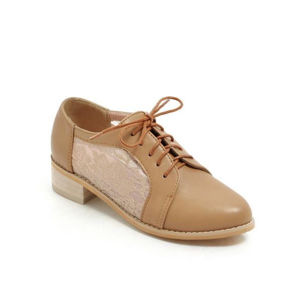 

dress shoes spring 19 years comfortable party with low large yards, 40-46 round head single, Black