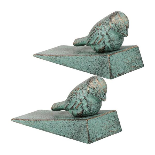 

door catches & closers 2pcs retro cast iron doorswedge ser home decorative bird strop