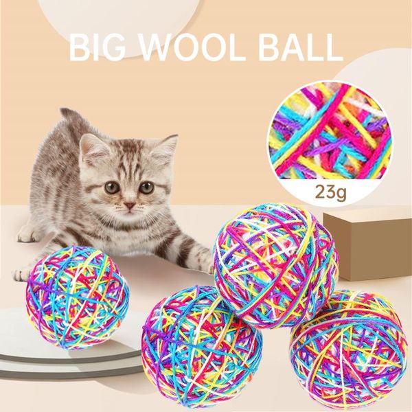 

cat toys smart interactive toy est version 360 degree self rotating ball plush pet bite 9cm in diameter