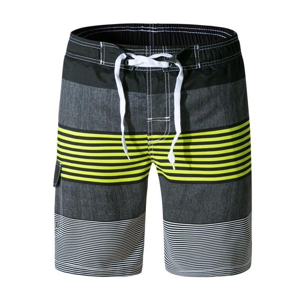

men's shorts fashion striped beach streetwear 2021 summer quick-drying board trunks mens, White;black