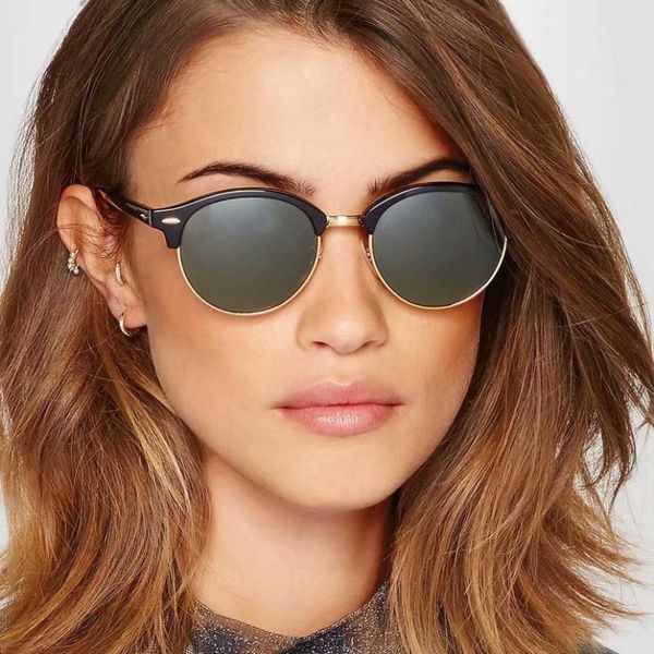 

with women club round 2021 classic vintage fashion 4246 cases sun eye boxes luxury sunglasses men and glasses nrvua, White;black