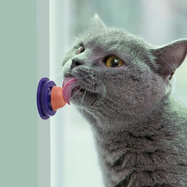 

cat toys healthy catnip sugar candy licking nutrition gel energy ball toy for cats kittens increase drinking water help tool