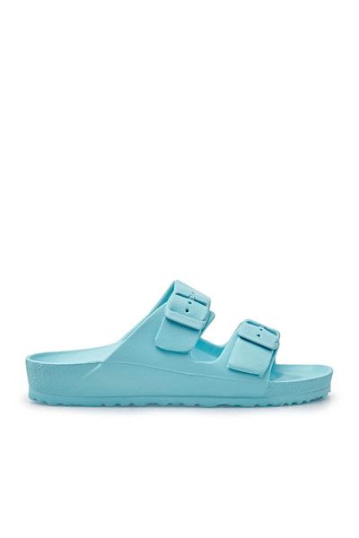 

slippers women's blue double buckle tight-fitting mould e234z000 ll, Black