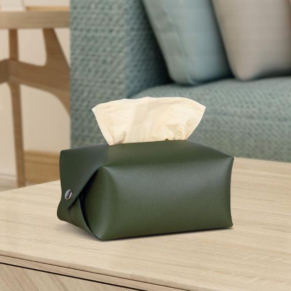 

tissue boxes & napkins chic case box container pu leather marble pattern home car towel napkin papers bag holder pouch table decoration