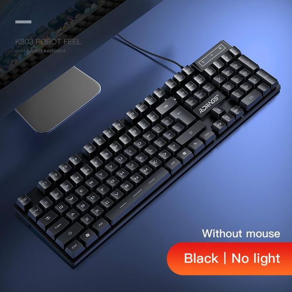 

keyboard mouse combos gaming e-sport and wired mechanical backlight gamer mice 3200dpi silent set for pc laptop