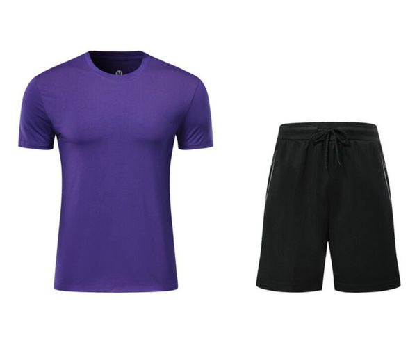 

men's tracksuits 3333 summer casual sports suit trend all-match short-sleeved thin large size half-sleeved round neck two-piece, Gray