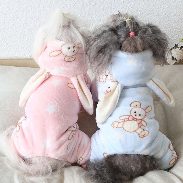 

ysgj 2020 new three color soft rabbit four legged cloth tianchong cloth pet autumn and winter cloth