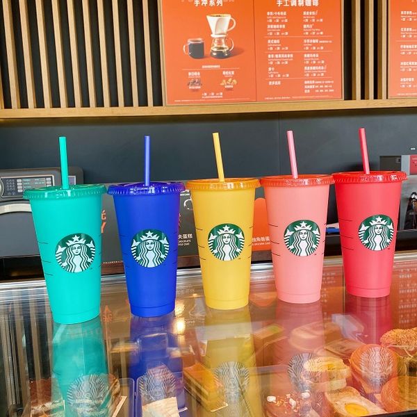 

premium starbucks 16 oz 24 oz mug, plastic drink cup straw, magic coffee mug, custom clear mug, 10 dhl delivery 0