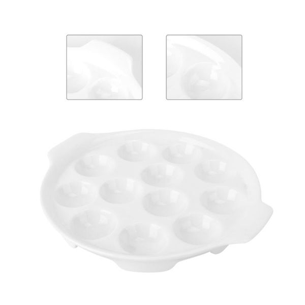 

dishes & plates 1pc sub-packing baking dish kitchen plate snail (white)