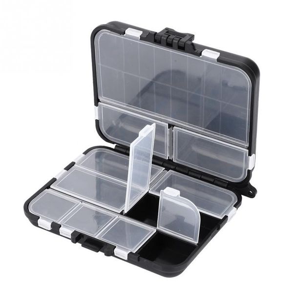 

fishing accessories sea baits box 26 compartments lures holder hooks storage case plastic tools pesca