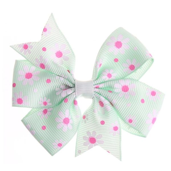 

hair accessories n80c 20pcs bowknot boutique clips bows baby girls hairpin headwear, Slivery;white
