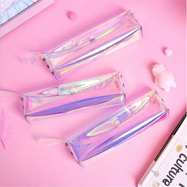 

eyebrow tools & stencils transparent laser mini make up bag creative small travel makeup case women cosmetic portable waterproof wash