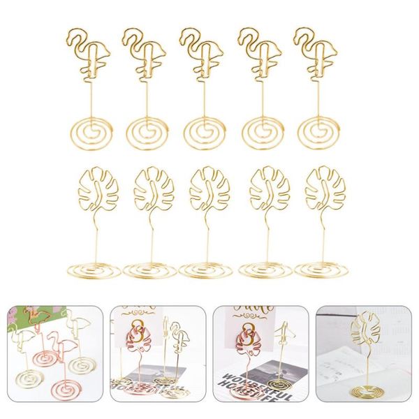 

craft tools 1 set 10pcs table holder stands memo clips po message holders