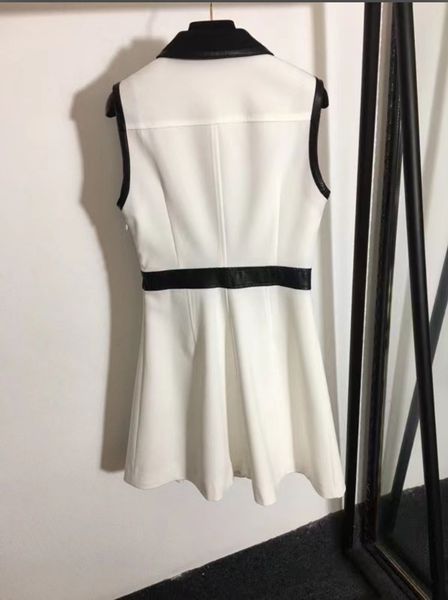 

new designer 2021 dress sleeveless dress fashionakfm, Black