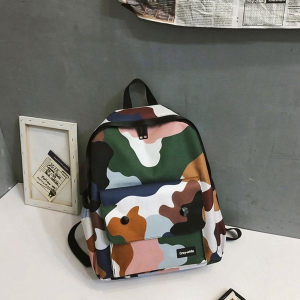 

backpack 2021 jiaruo autumn nylon for men and women, campus style large-capacity waterproof student schoolbag