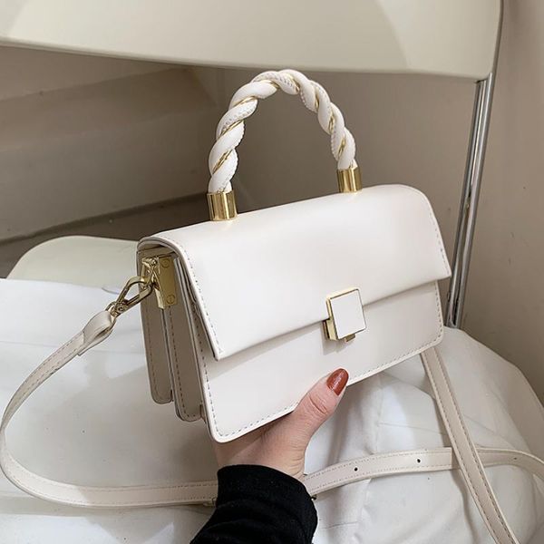 

evening bags female small crossbody for women 2021 handbag pu leather hand bag ladies designer with handle