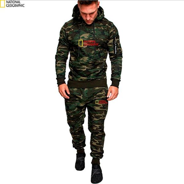

men's tracksuits 2021autumn winter men' camouflage anti-mosquito fishing hunting clothes tactical ghillie suit jacket se, Gray