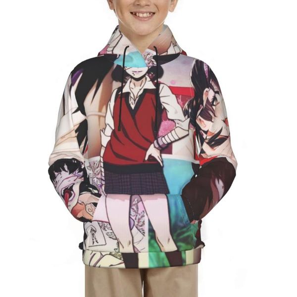 

men's hoodies & sweatshirts kakegurui boy's zipper hoodie men sweatshirt solid color man hoody for kid, Black