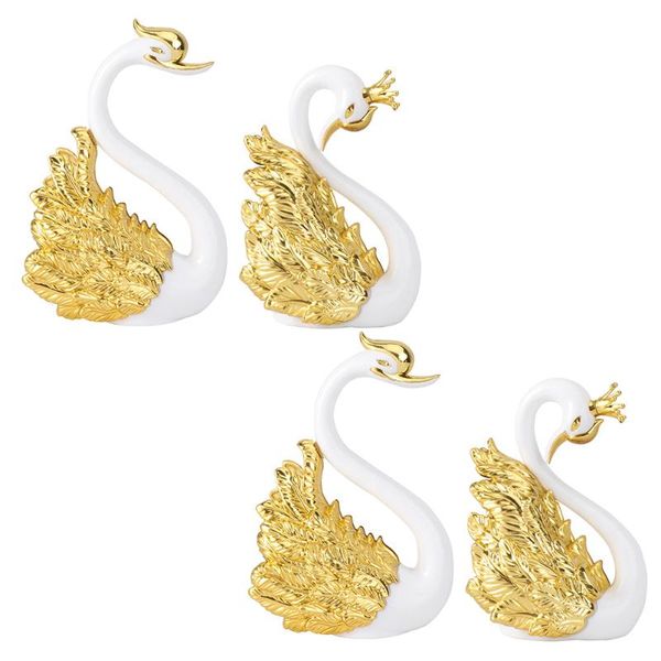 

party favor 4pcs decorative swan crafts deskornaments artistic statues