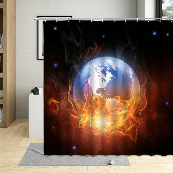 

shower curtains creative green city building waterproof curtain cloud sky earth bathroom decor polyester fabric with 12 hooks
