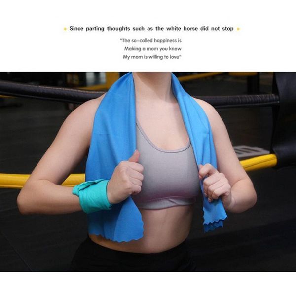 

towel ice cold for outdoor sports exercise cooling artifact microfiber sweat-absorbent quick-drying better ventilation