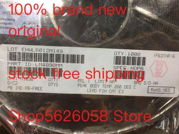 

smart power plugs lm4890mm msop8 100% original 10pcs-200pcs/lot stock