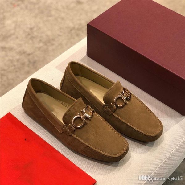 

cq popular loafers shoes for men anti-slip flats designer men shoes luxury brands leather casual sneakers man breathable mens drive shoes 33, Black
