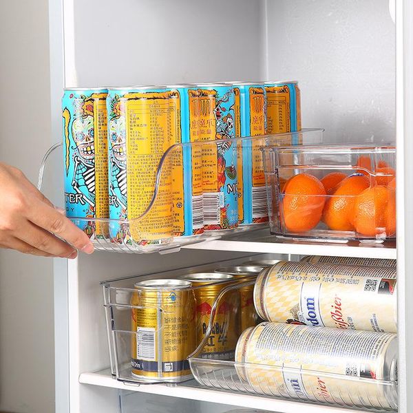

storage bottles & jars 1pc plastic containers drawer organizer boxes transparent box egg refrigerator 2 size