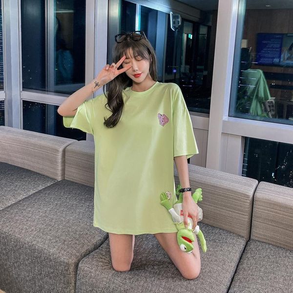 

women's t-shirt harajuku hip hop printed tee shirts summer fashion short sleeve streetwear casual loose 100% cotton tshirts, White